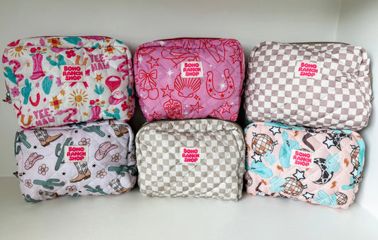 Western Cowgirl Makeup Bag Organizer