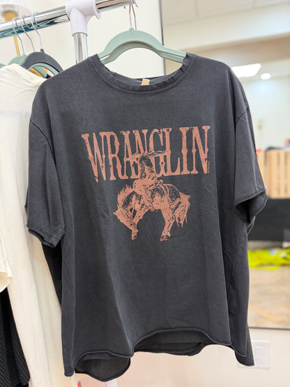 The Wrangling Bronco Tee