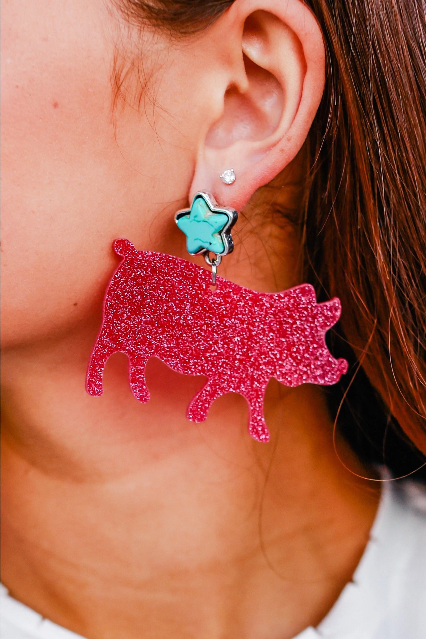 The Rodeo Rebel Steer Earrings