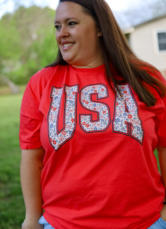 Americana Wildflower Tee