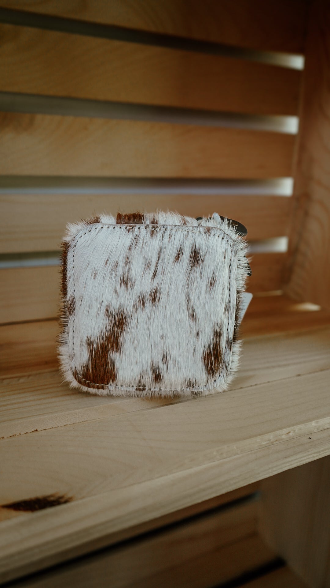 Mini Cowhide Jewelry Box