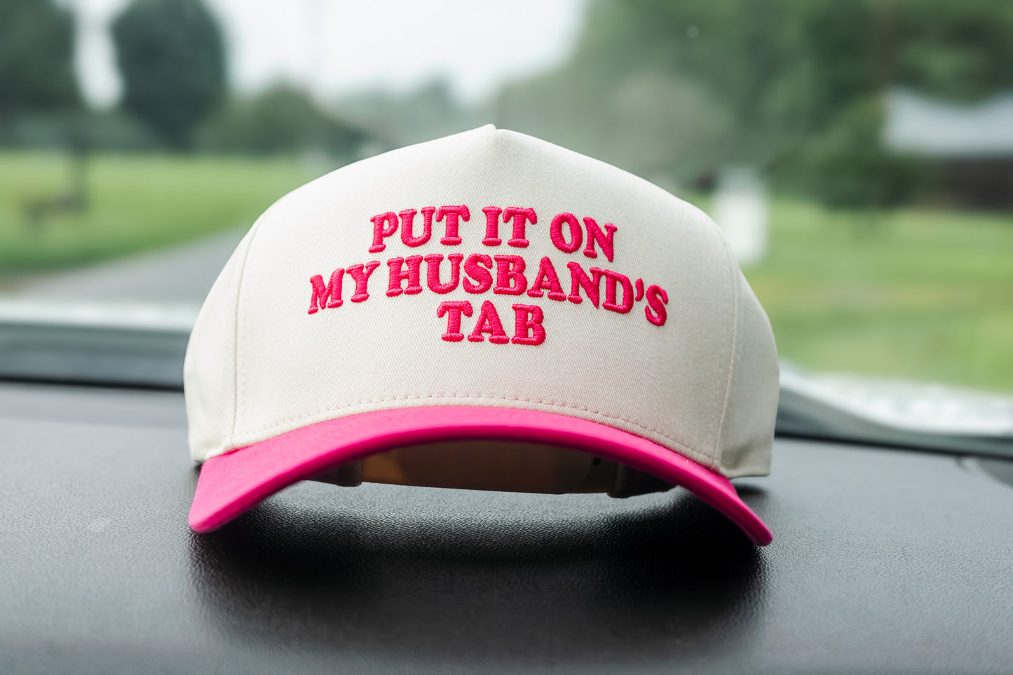 Put it on my HUSBANDS tab Trucker Hat