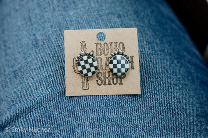 Checkered Studs