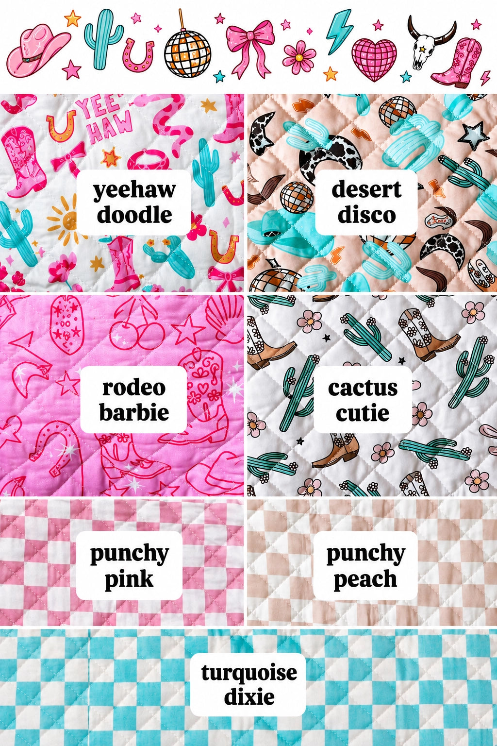 Western Cowgirl Makeup Bag Organizer *PRE ORDER*
